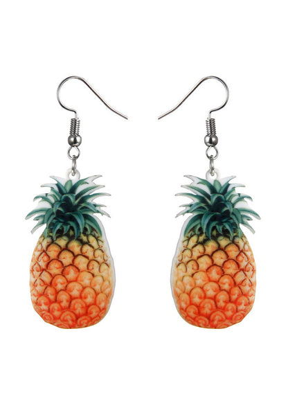 Acrylic Pineapple Y2K Earrings Cherrykitten