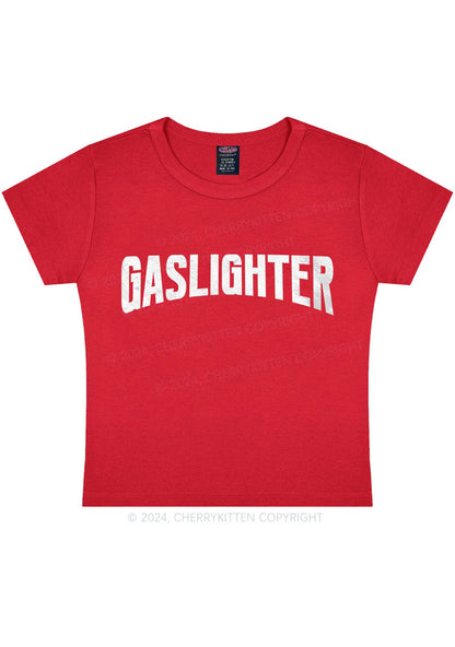 Gaslighter Y2K Baby Tee Cherrykitten