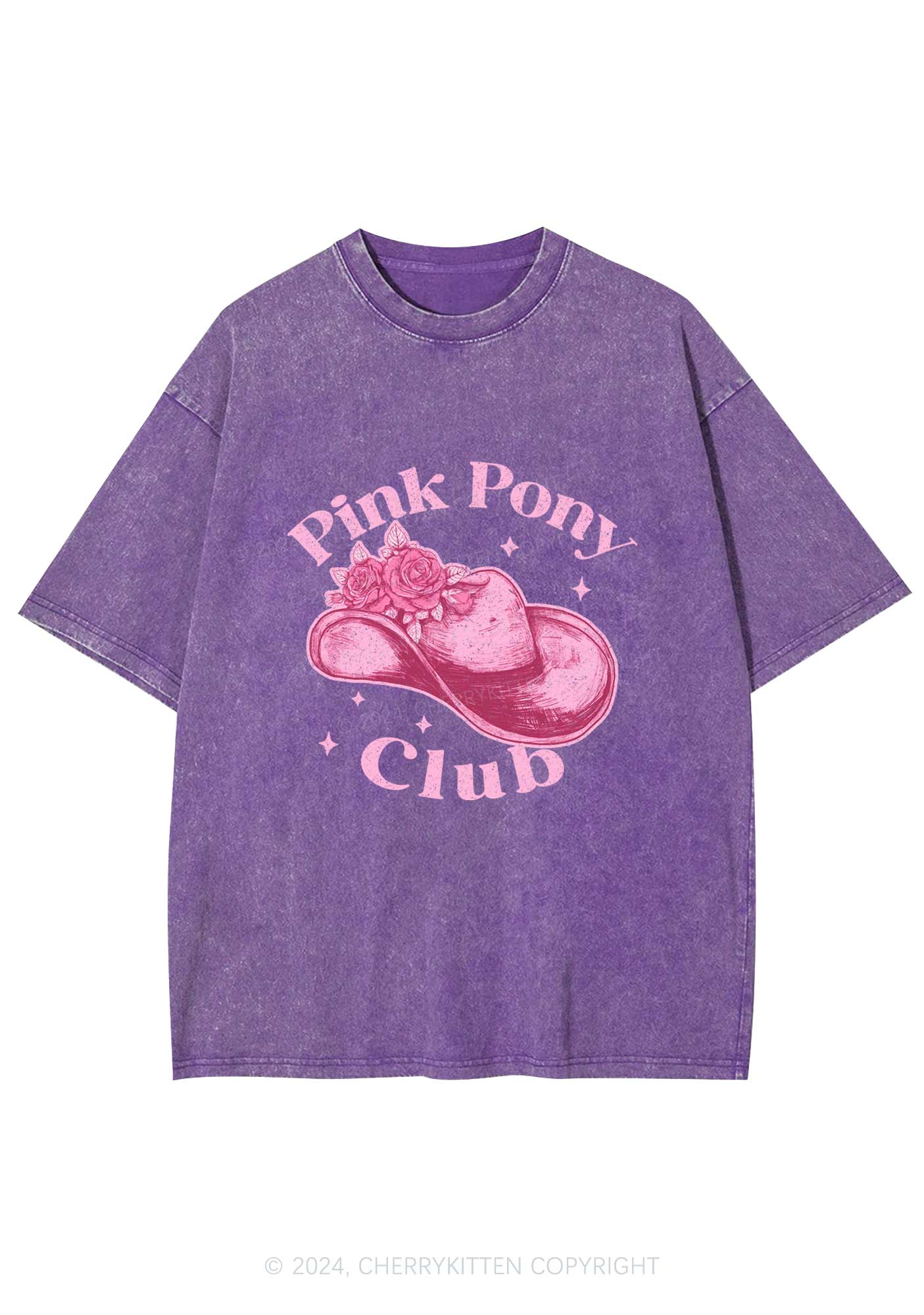 Pink Pony Club Y2K Washed Tee Cherrykitten