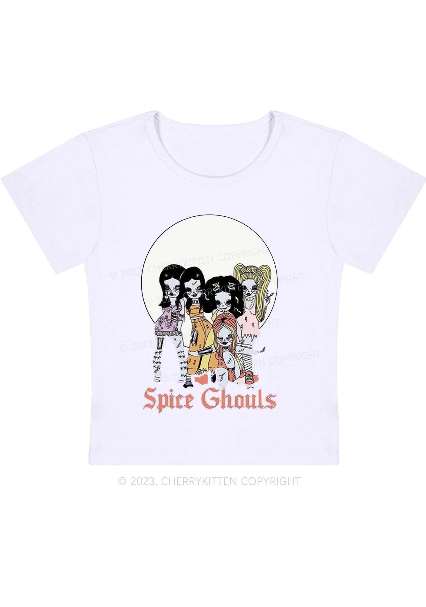 Spice Ghouls Halloween Baby Tee Cherrykitten