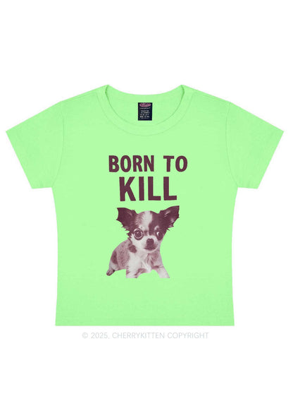 Born To Kill Y2K Baby Tee Cherrykitten