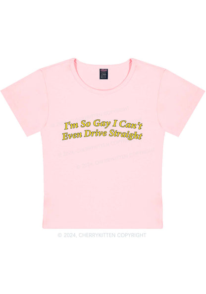 I'm So Gay Y2K Baby Tee Cherrykitten