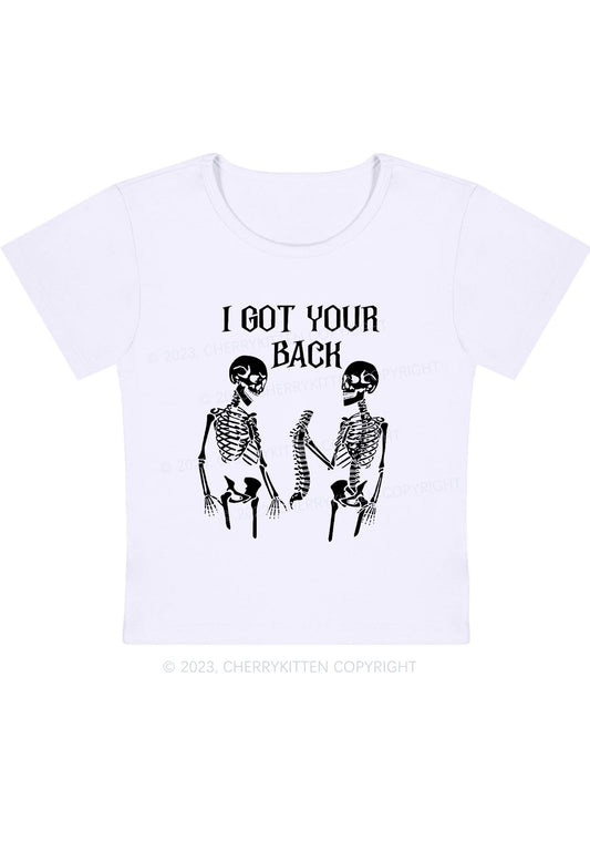 I Got Your Back Halloween Baby Tee Cherrykitten