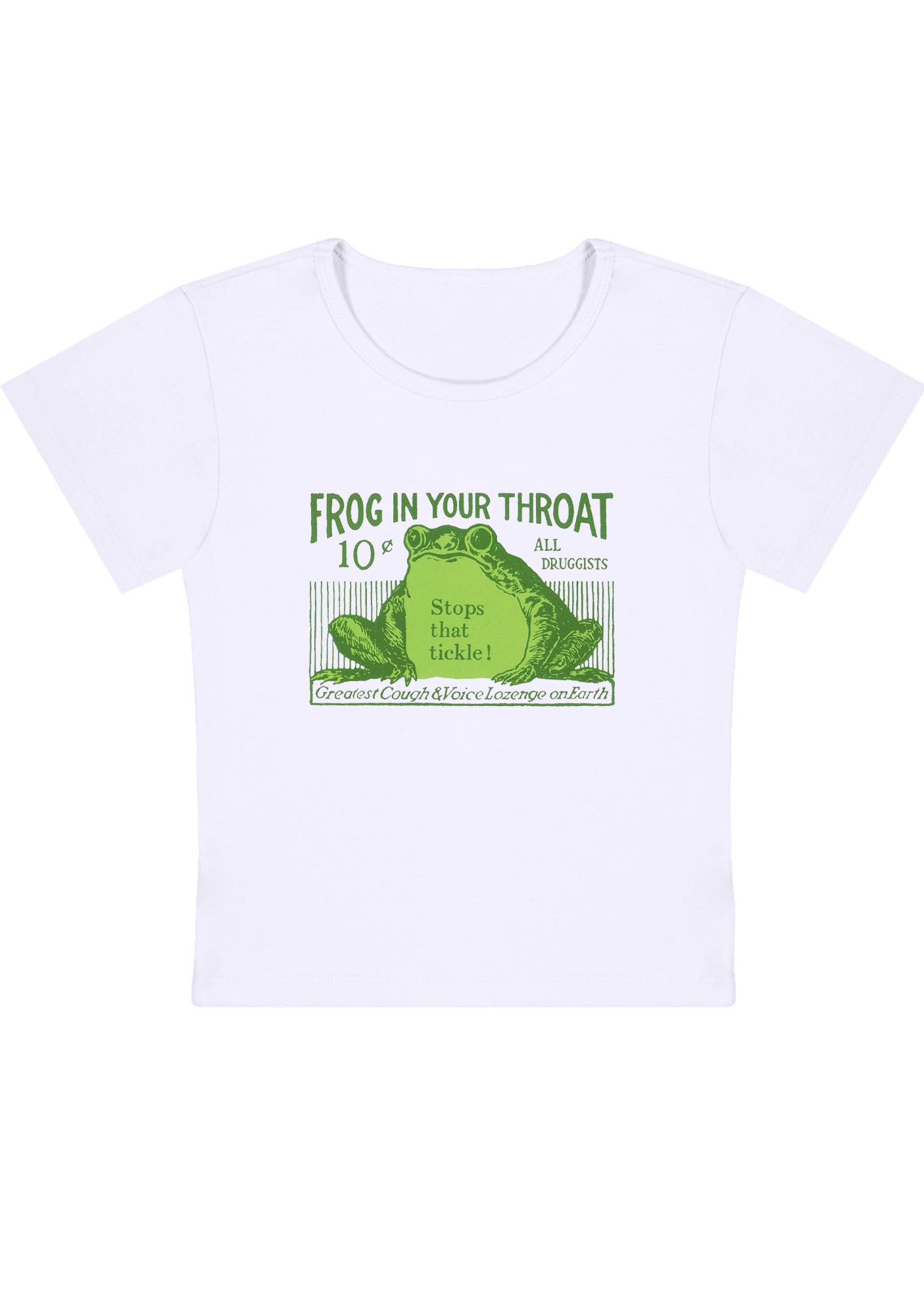 Curvy Frog In Your Throat Baby Tee