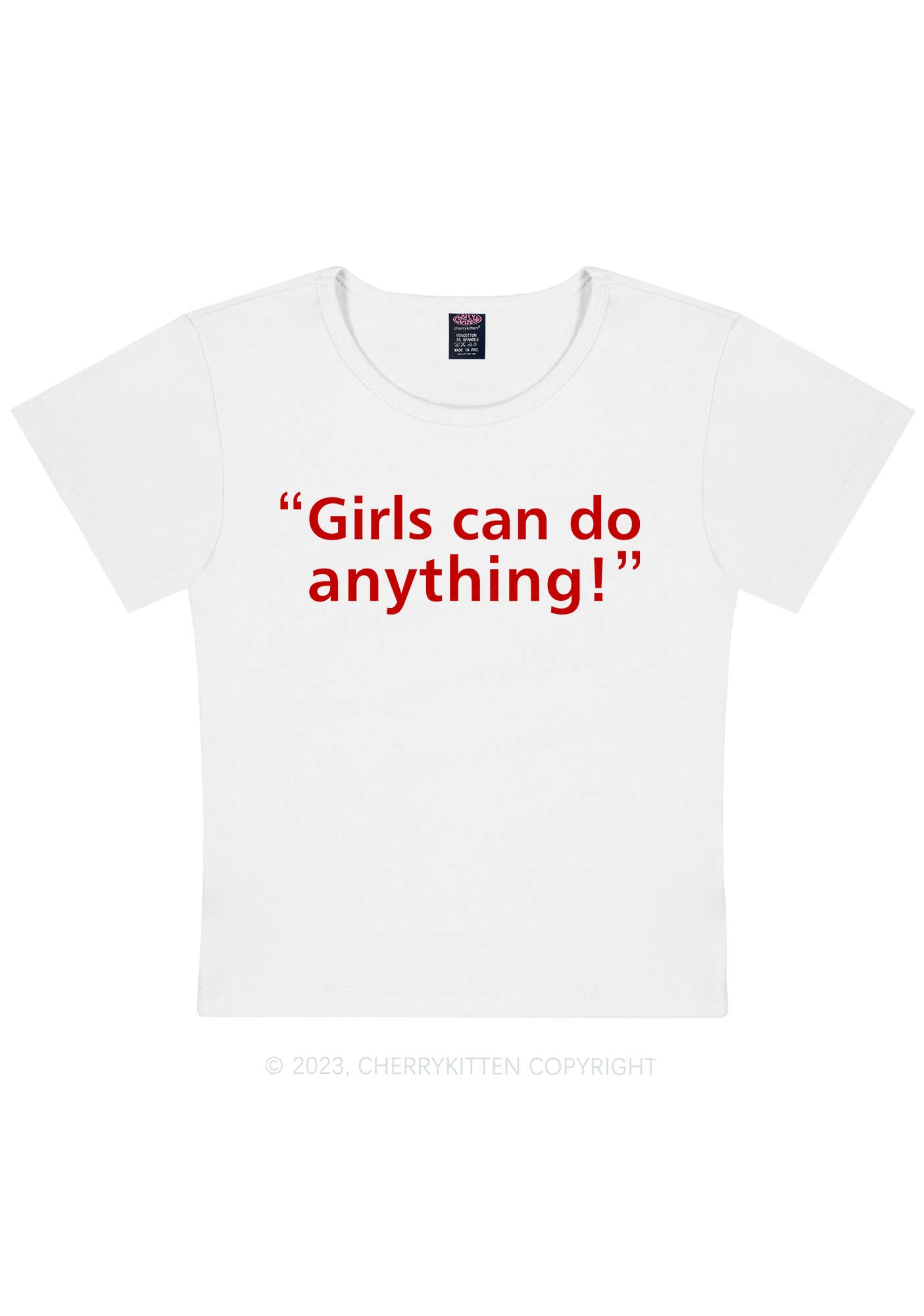 Curvy Girls Can Do Anything Y2K Baby Tee Cherrykitten