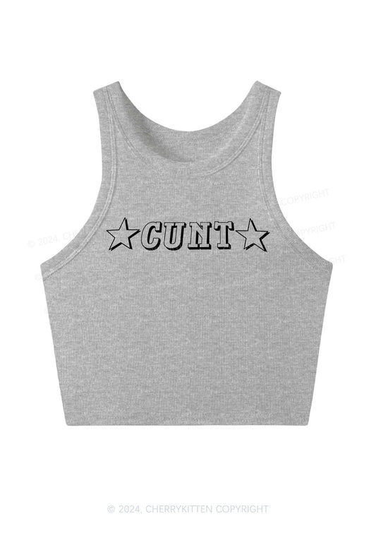 Star Count Y2K Crop Tank Top Cherrykitten