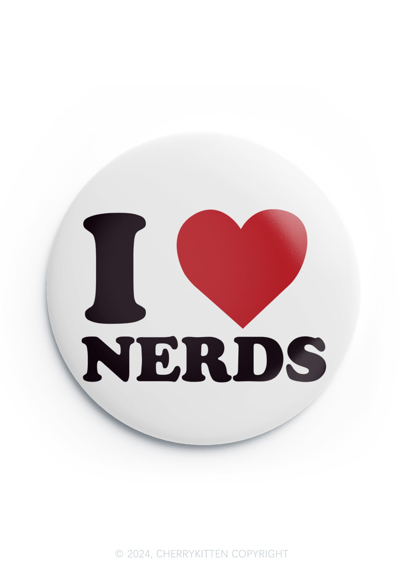 I Love Nerds 1Pc Y2K Pin Cherrykitten