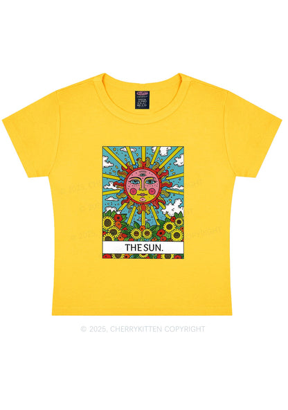 The Sun Y2K Baby Tee Cherrykitten