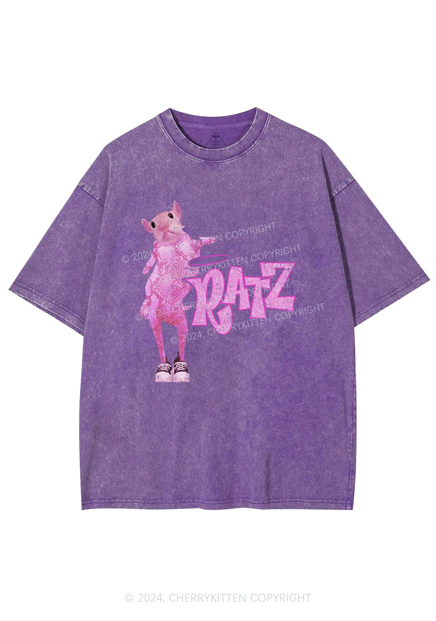 High Ratz Y2K Washed Tee Cherrykitten