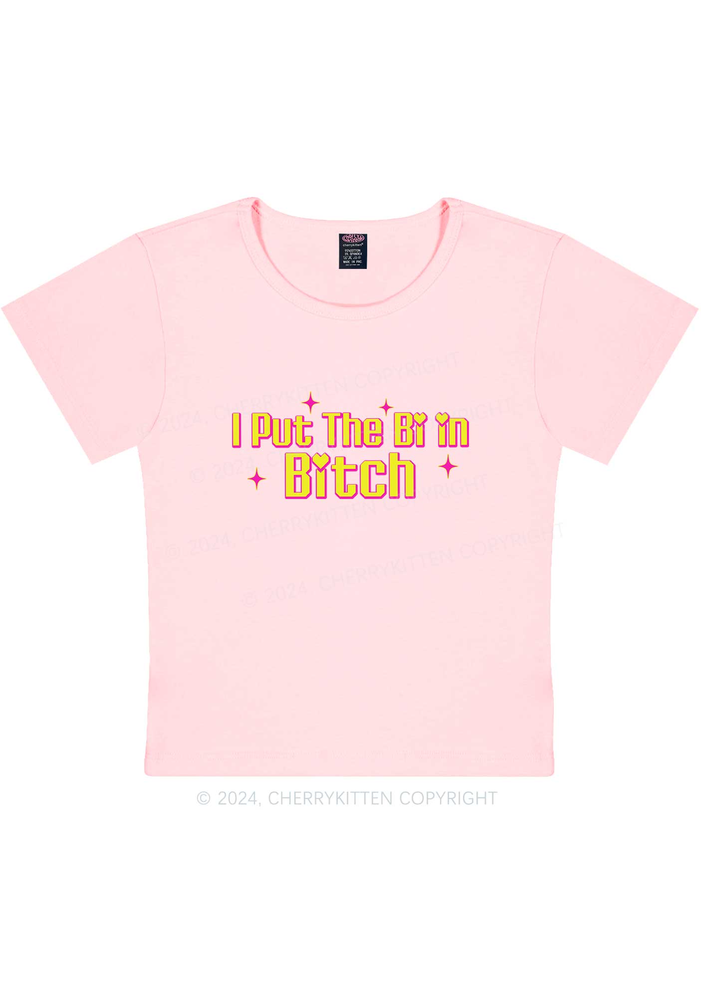 Put The Bi In Bxxch Y2K Baby Tee Cherrykitten