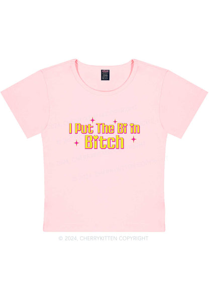 Put The Bi In Bxxch Y2K Baby Tee Cherrykitten