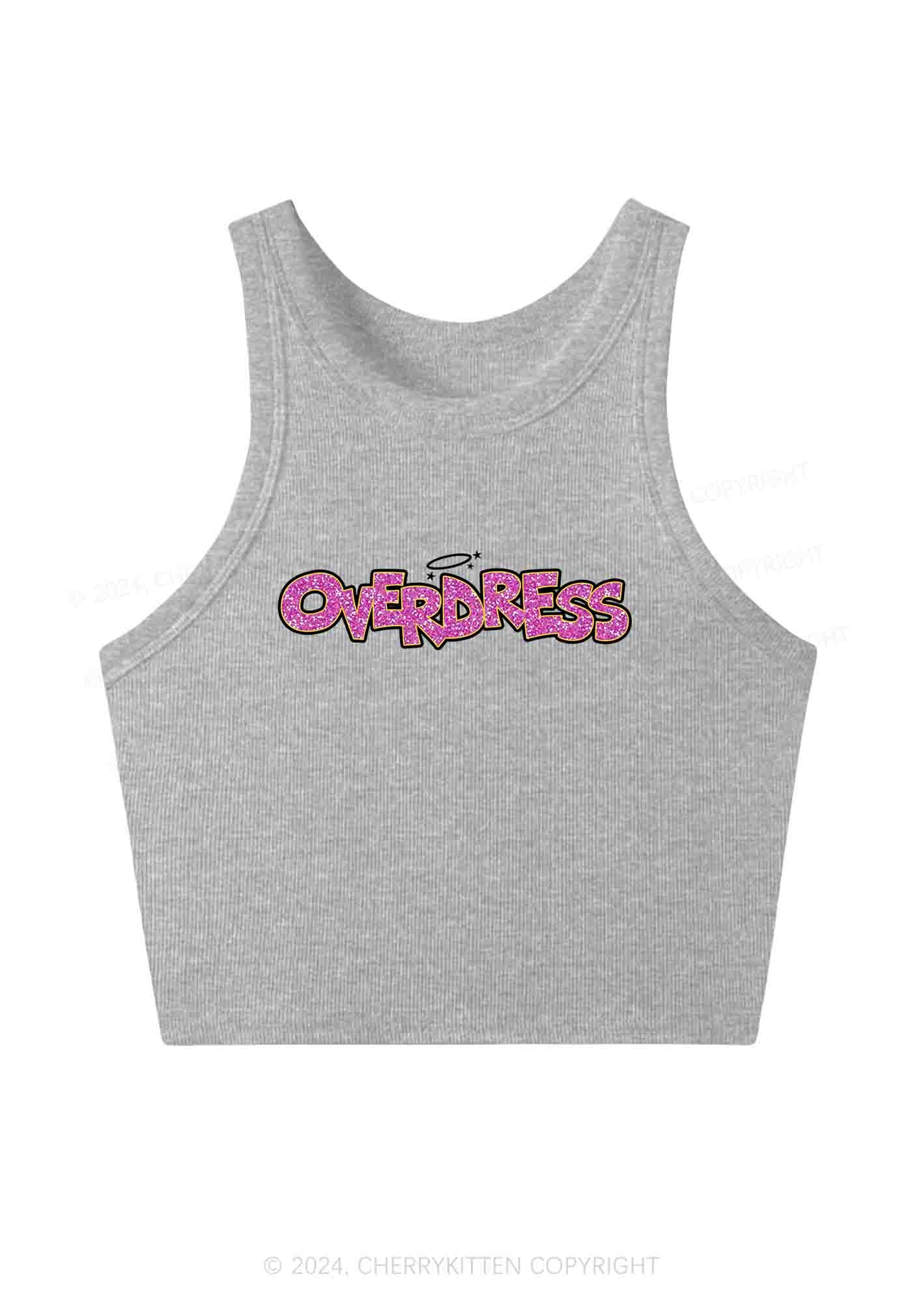 Overdress Y2K Crop Tank Top Cherrykitten