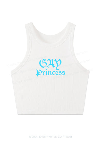 Gay Princess Y2K Crop Tank Top Cherrykitten