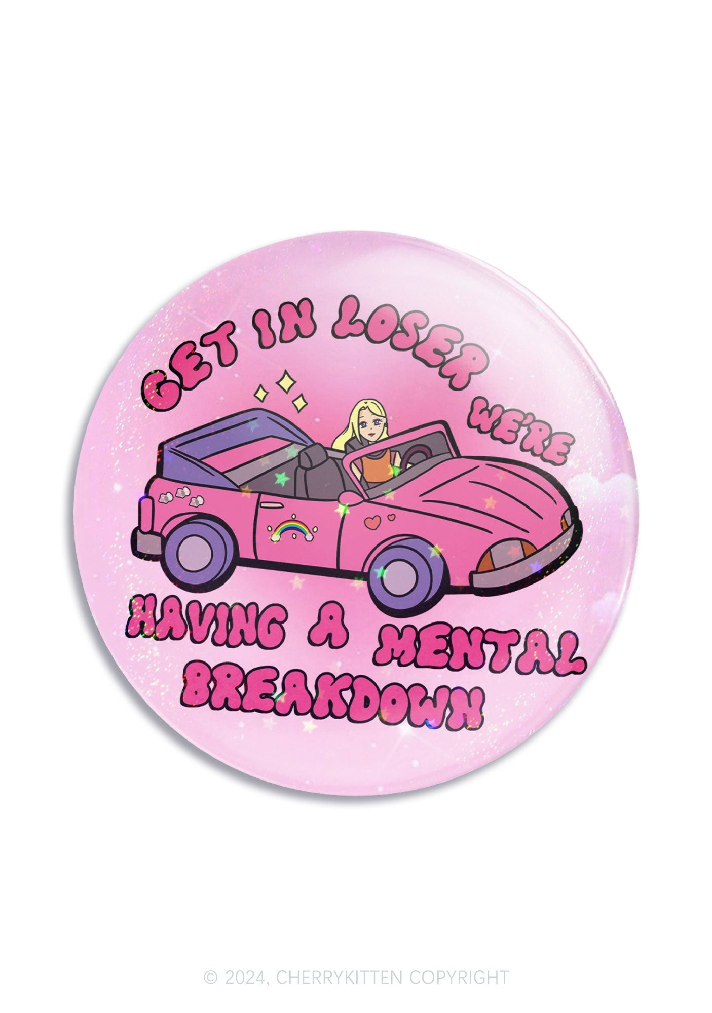 Get In Car 1Pc Y2K Pin Cherrykitten