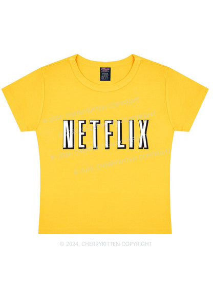 Netflix Y2K Valentine's Day Baby Tee Cherrykitten