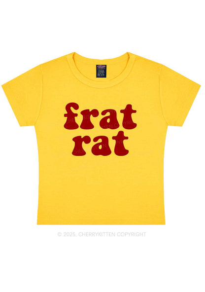 Frat Rat Y2K Baby Tee Cherrykitten