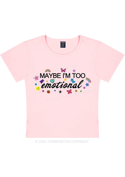 Too Emotional Y2K Baby Tee Cherrykitten