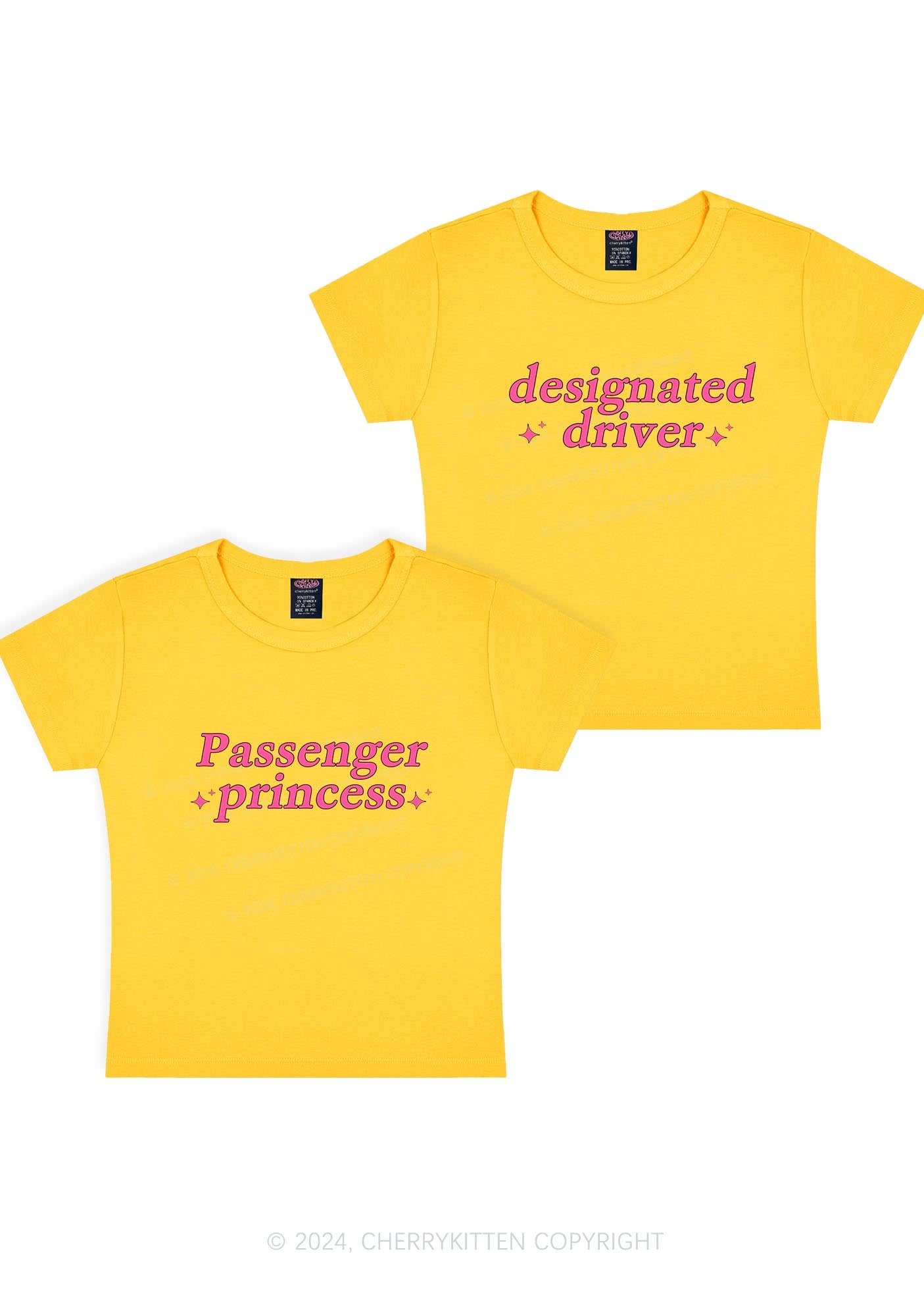 Passenger Princess Designated Driver Y2K Baby Tee Cherrykitten