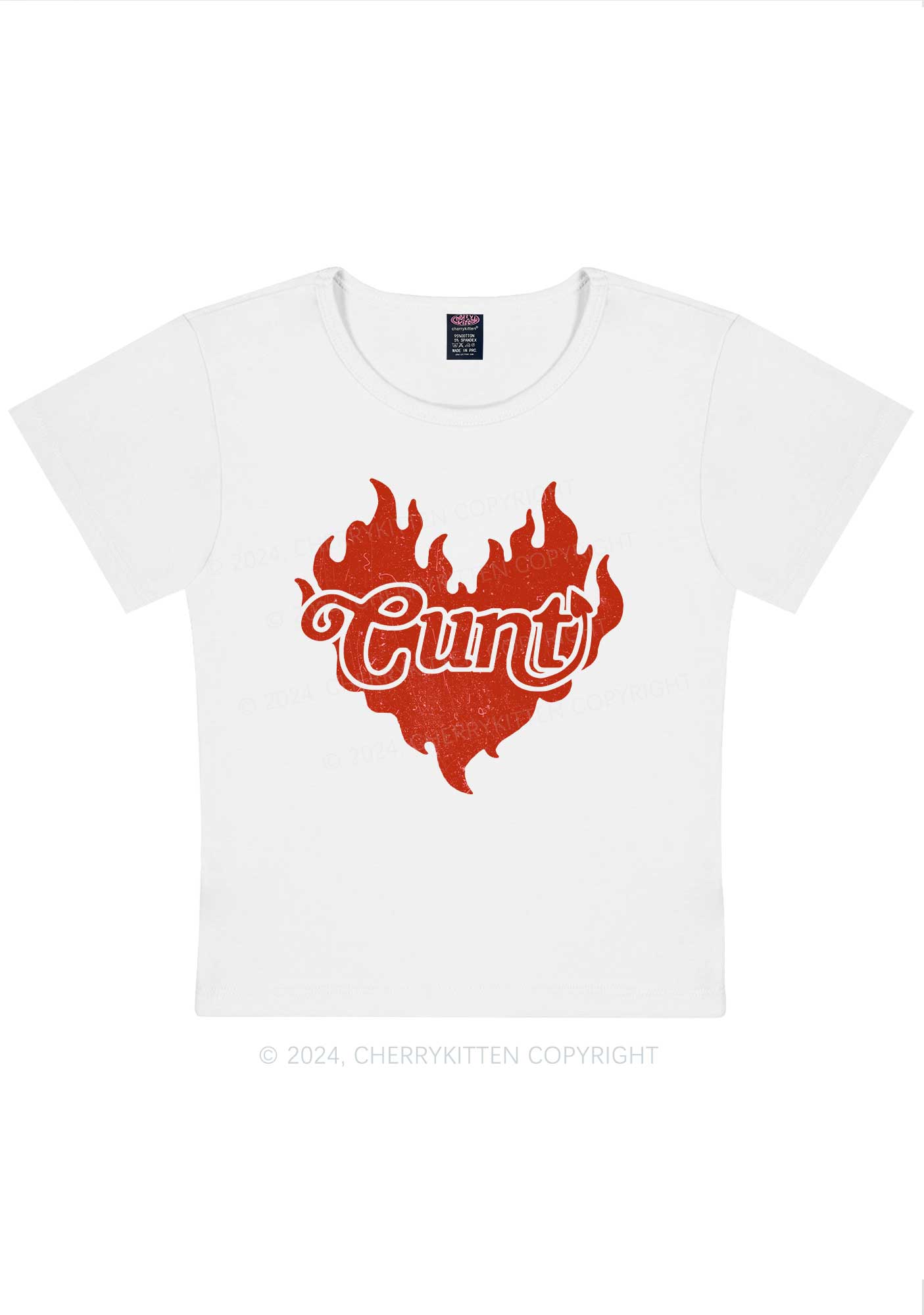 Cxxt Devil Y2K Valentine's Day Baby Tee Cherrykitten