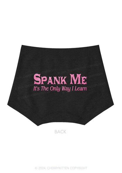 Spank Me Y2K Mid Rise Waist Boyshort Cherrykitten