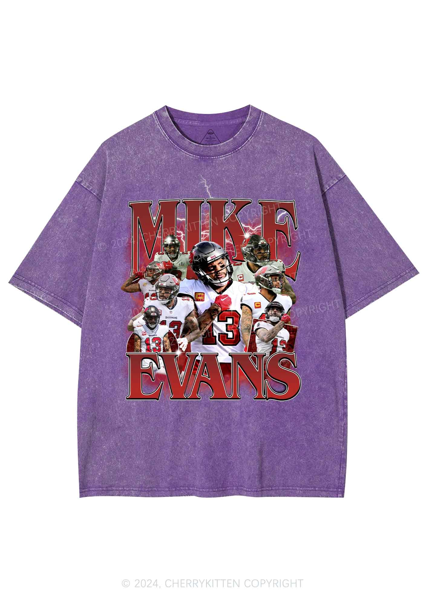 Red Mike Y2K Super Bowl Washed Tee Cherrykitten