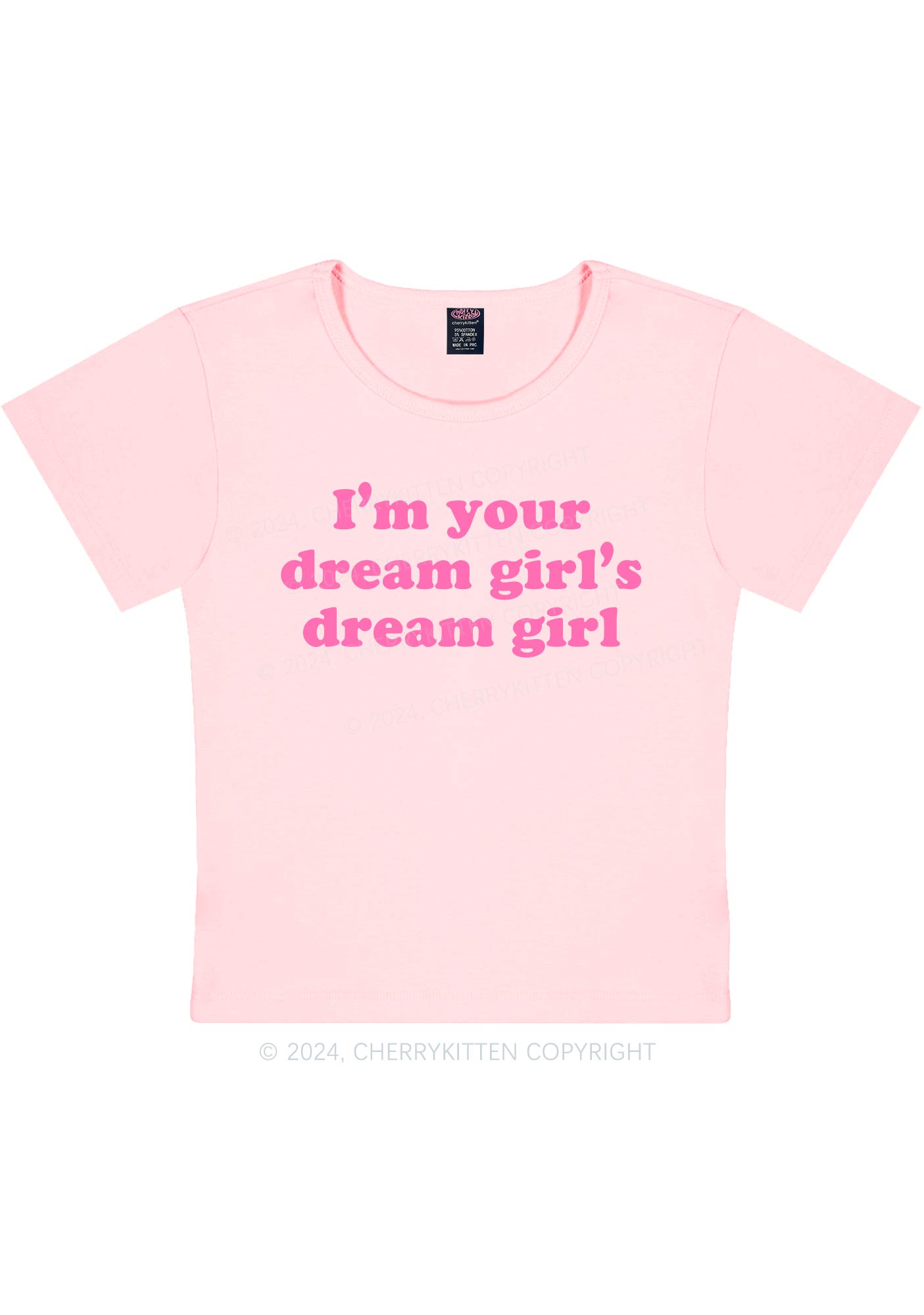 Dream Girl Y2K Baby Tee Cherrykitten