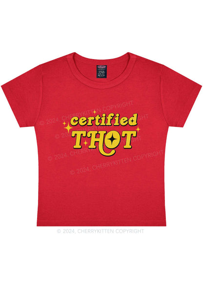 Certified Thxt Y2K Baby Tee Cherrykitten