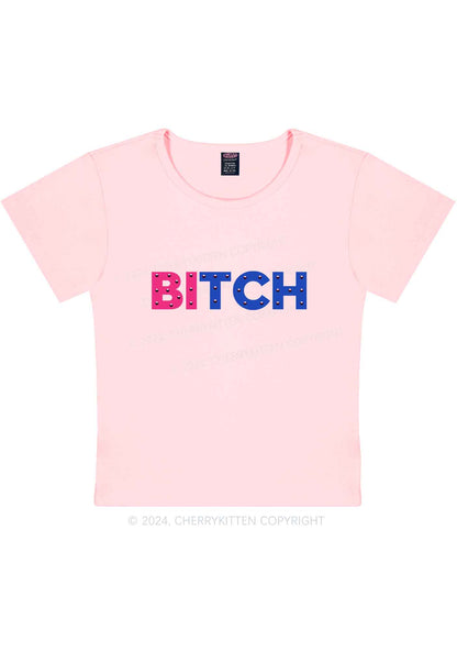 Bisexual Bixxh Y2K Baby Tee Cherrykitten