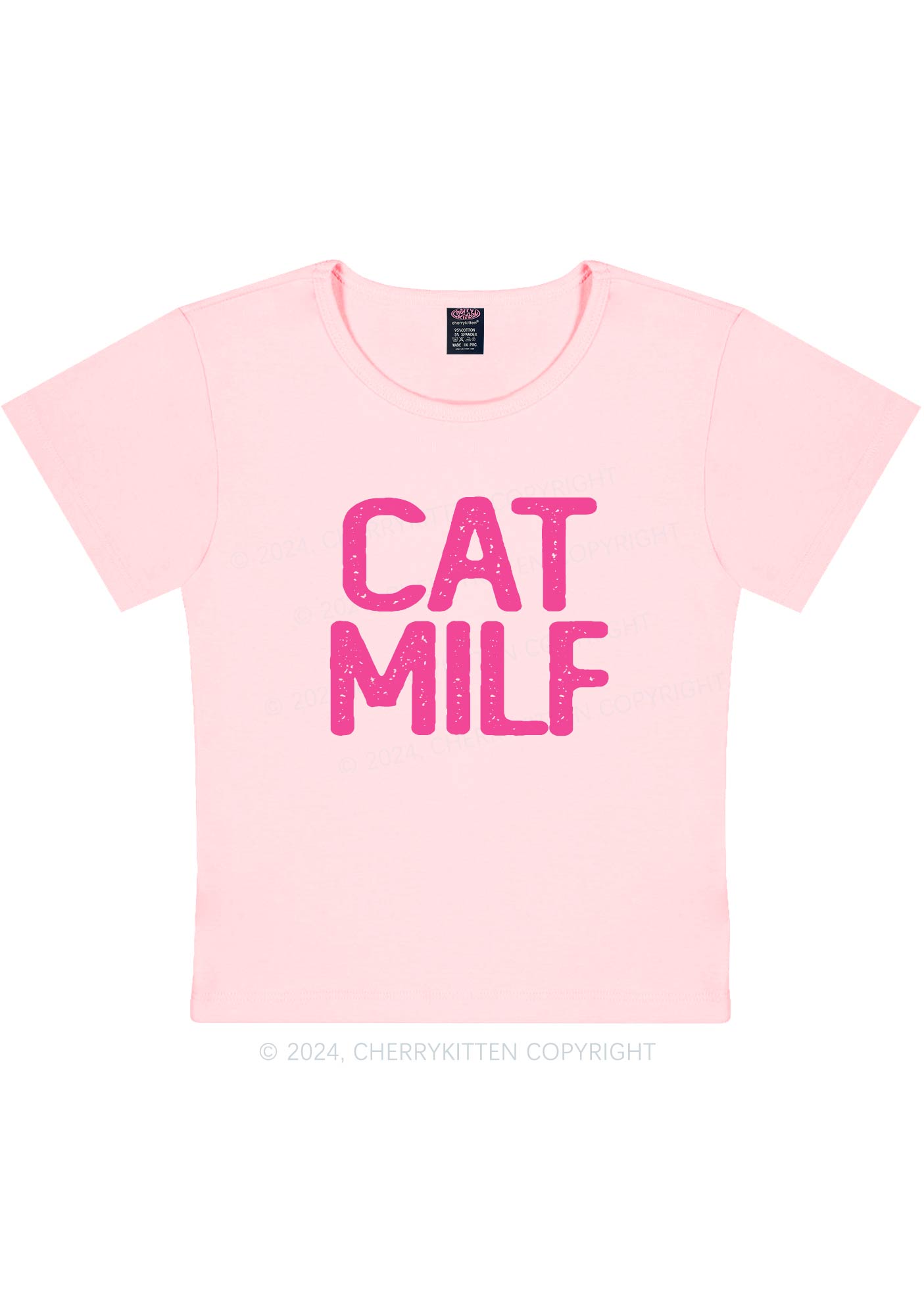 Cat Mxxf Y2K Baby Tee Cherrykitten