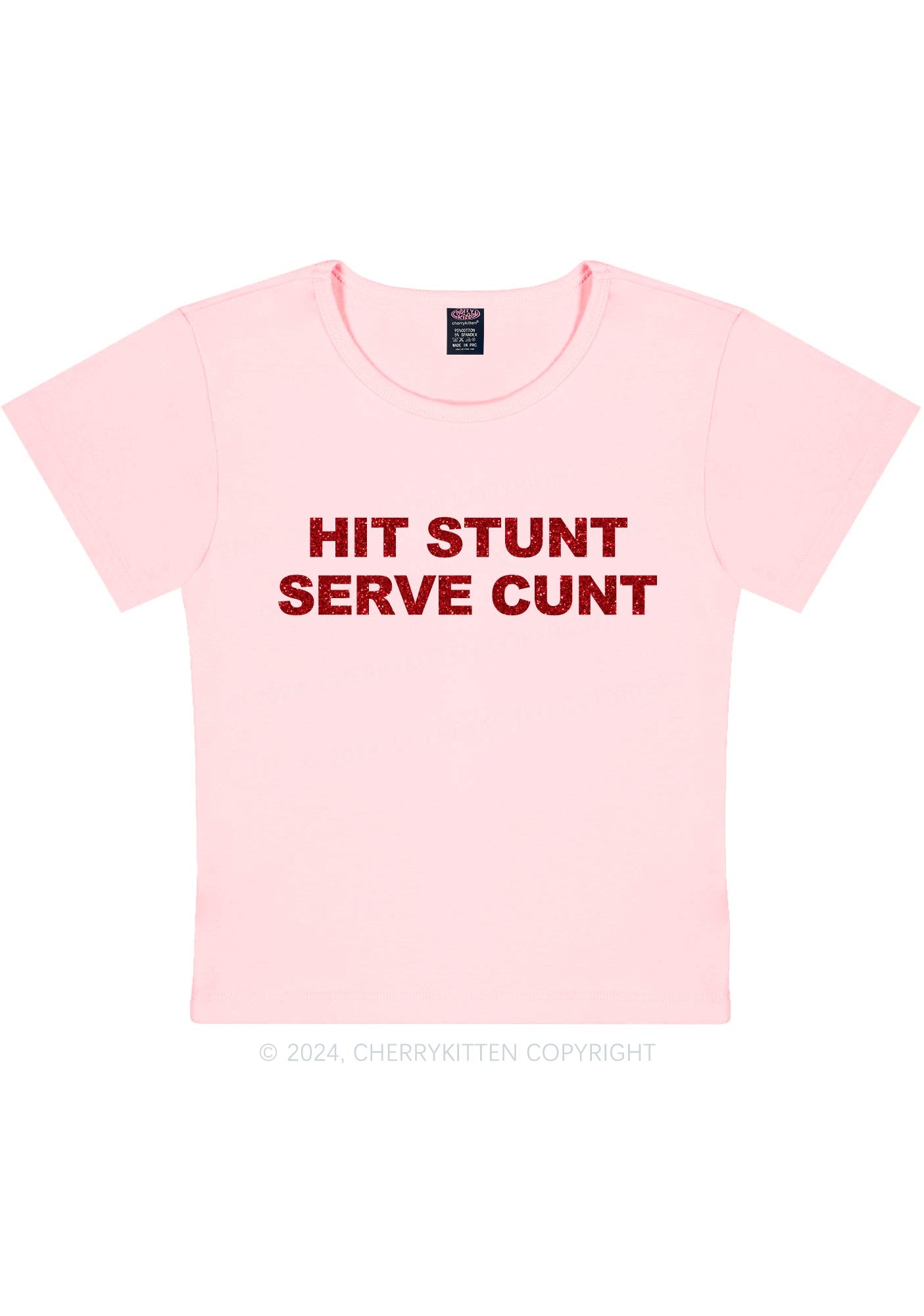 Hit Stunt Y2K Baby Tee Cherrykitten