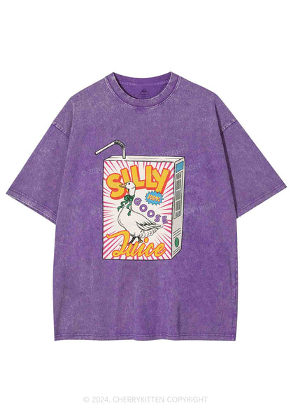 Silly Goose Juice Y2K Washed Tee Cherrykitten