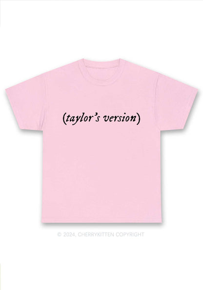 Taylor’s Version Y2K Chunky Shirt Cherrykitten