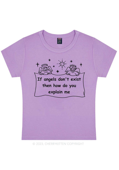 Curvy Angels Don't Exist Y2K Baby Tee Cherrykitten