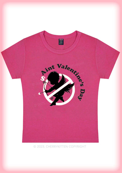 Curvy Aint Valentine's Day Y2K Baby Tee Cherrykitten