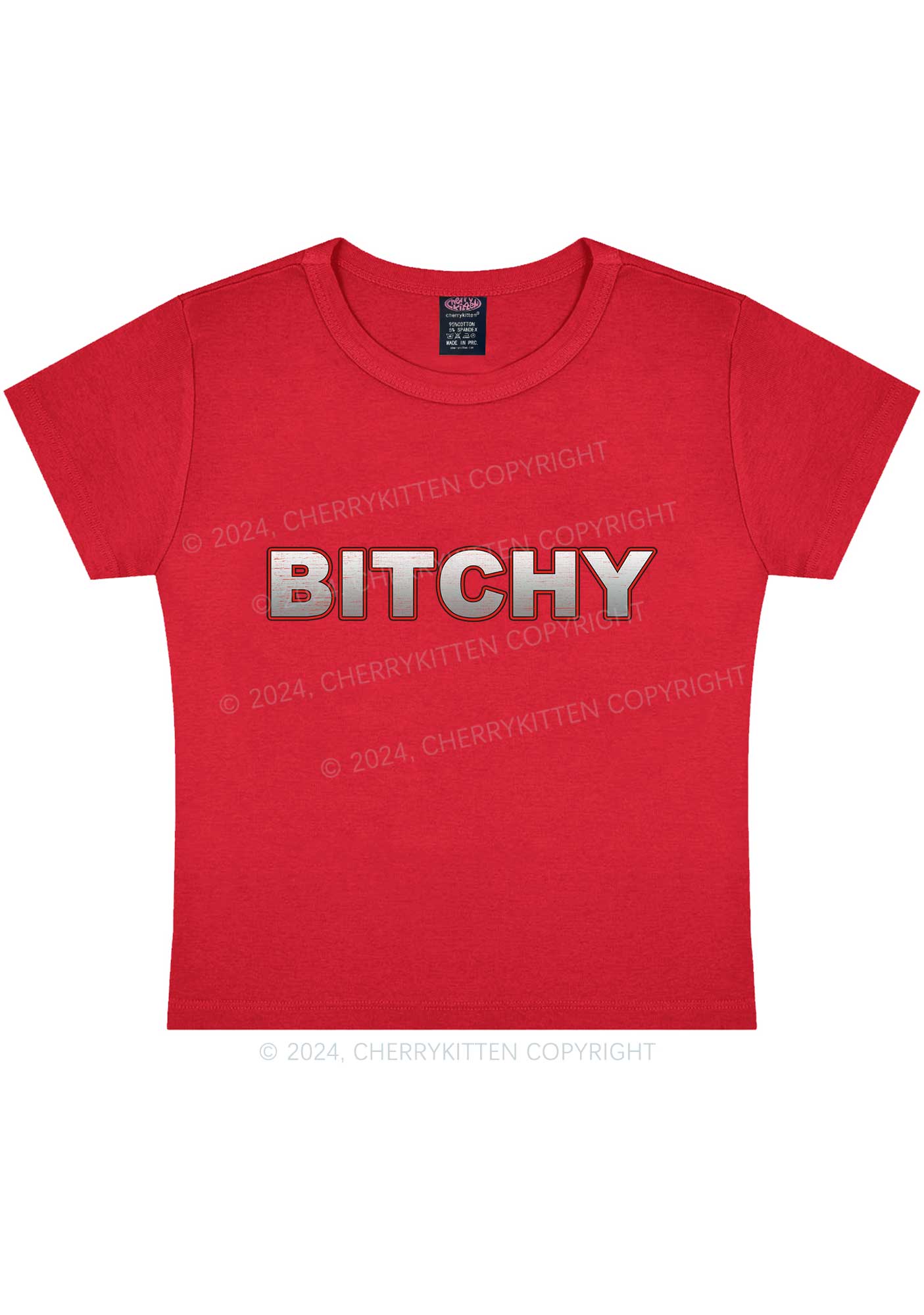 Bxxchy Y2K Baby Tee Cherrykitten