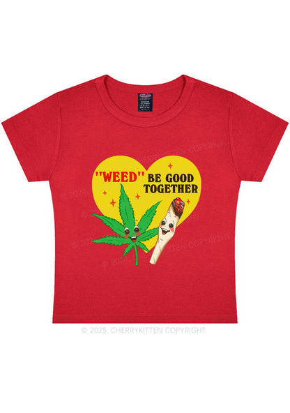 Be Good Together Y2K Baby Tee Cherrykitten