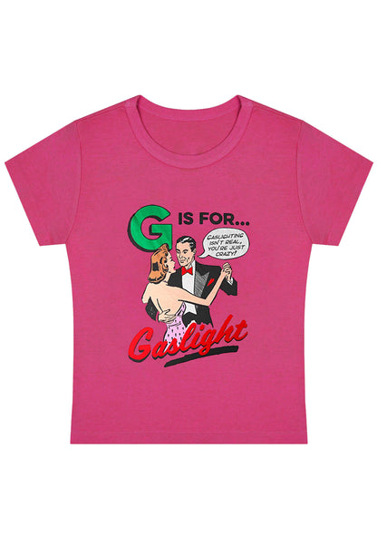 Curvy G Is For Gaslight Baby Tee