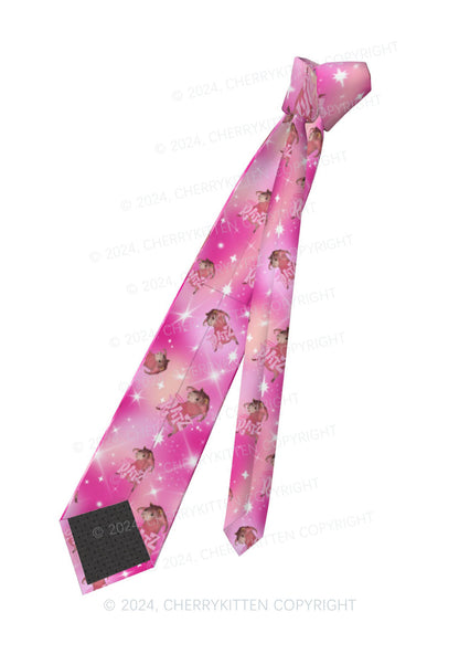 Pink Ratz Y2K Necktie Cherrykitten