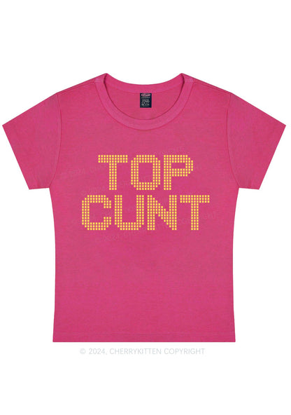 Top Count Y2K Baby Tee Cherrykitten