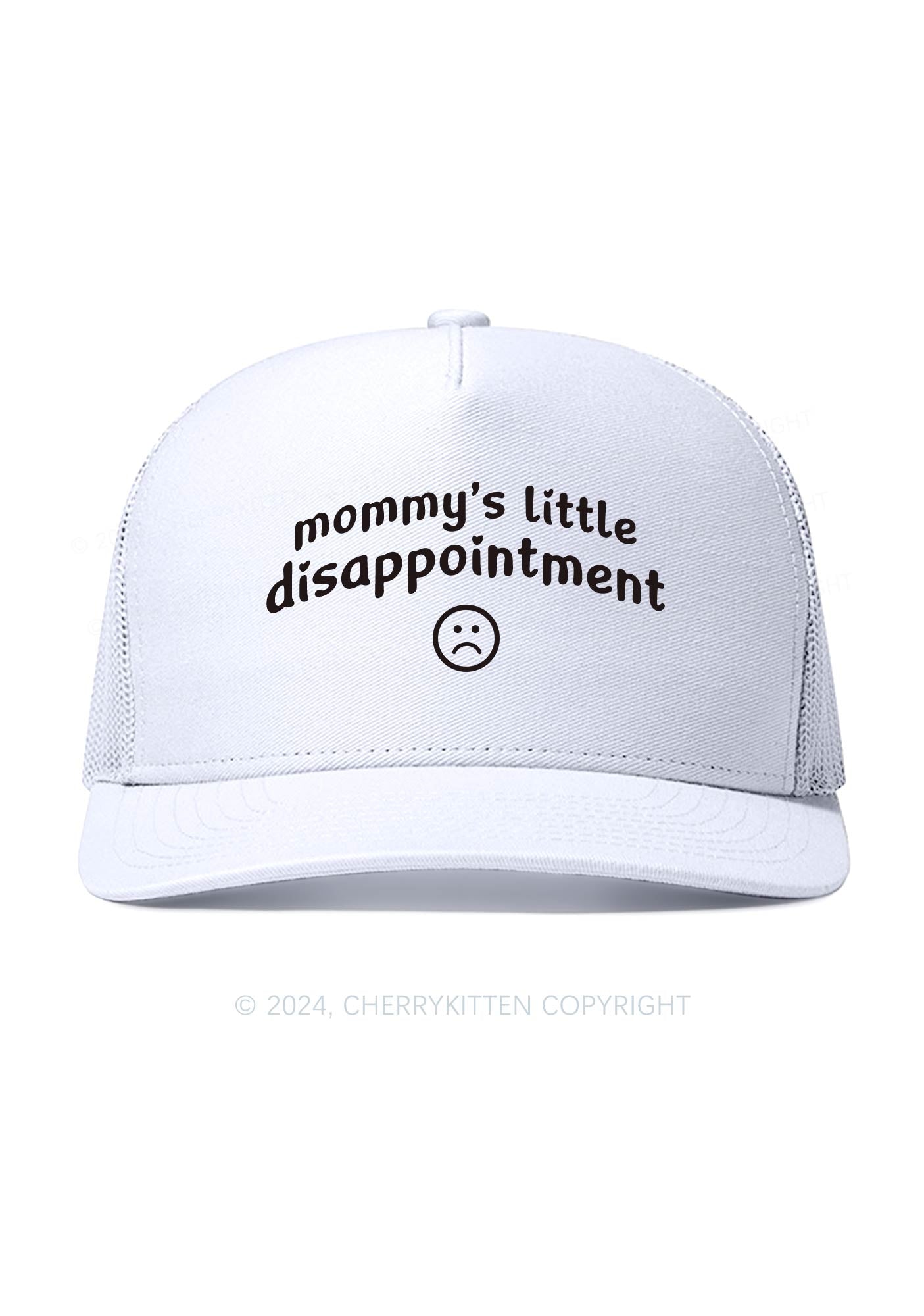 Mommy's Little Disappointment Y2K Trucker Mesh Hat Cherrykitten