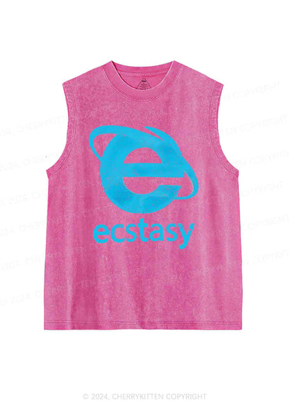 Ecstasy Y2K Washed Tank Cherrykitten