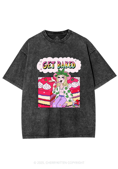 Get Baked Wxxd Y2K Washed Tee Cherrykitten