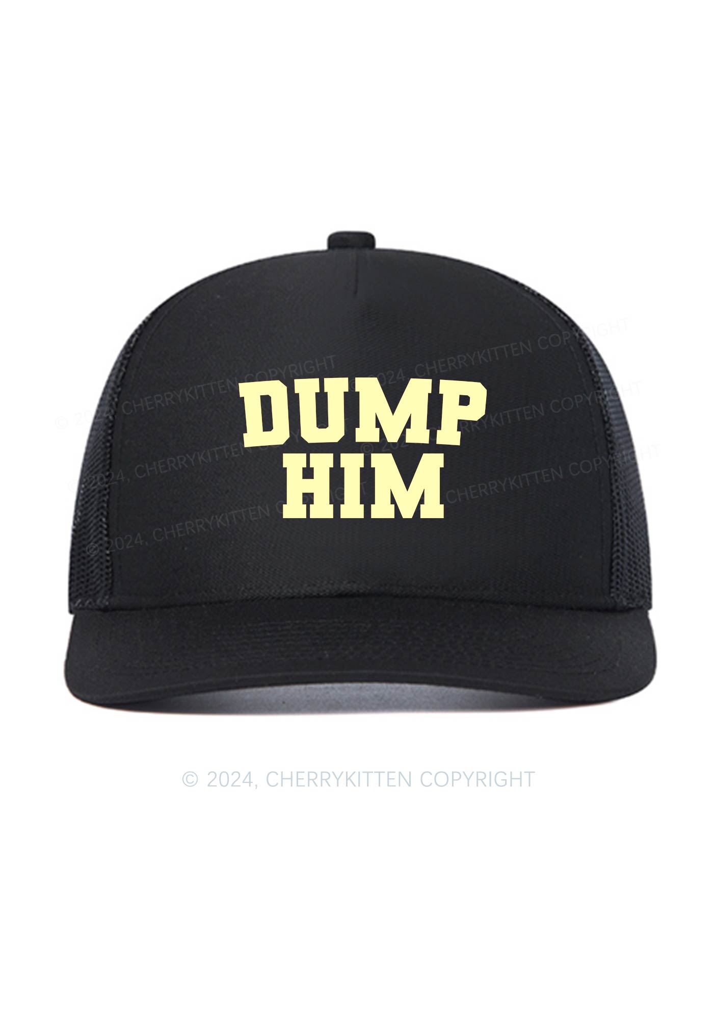 Dump Him Y2K Trucker Mesh Hat Cherrykitten