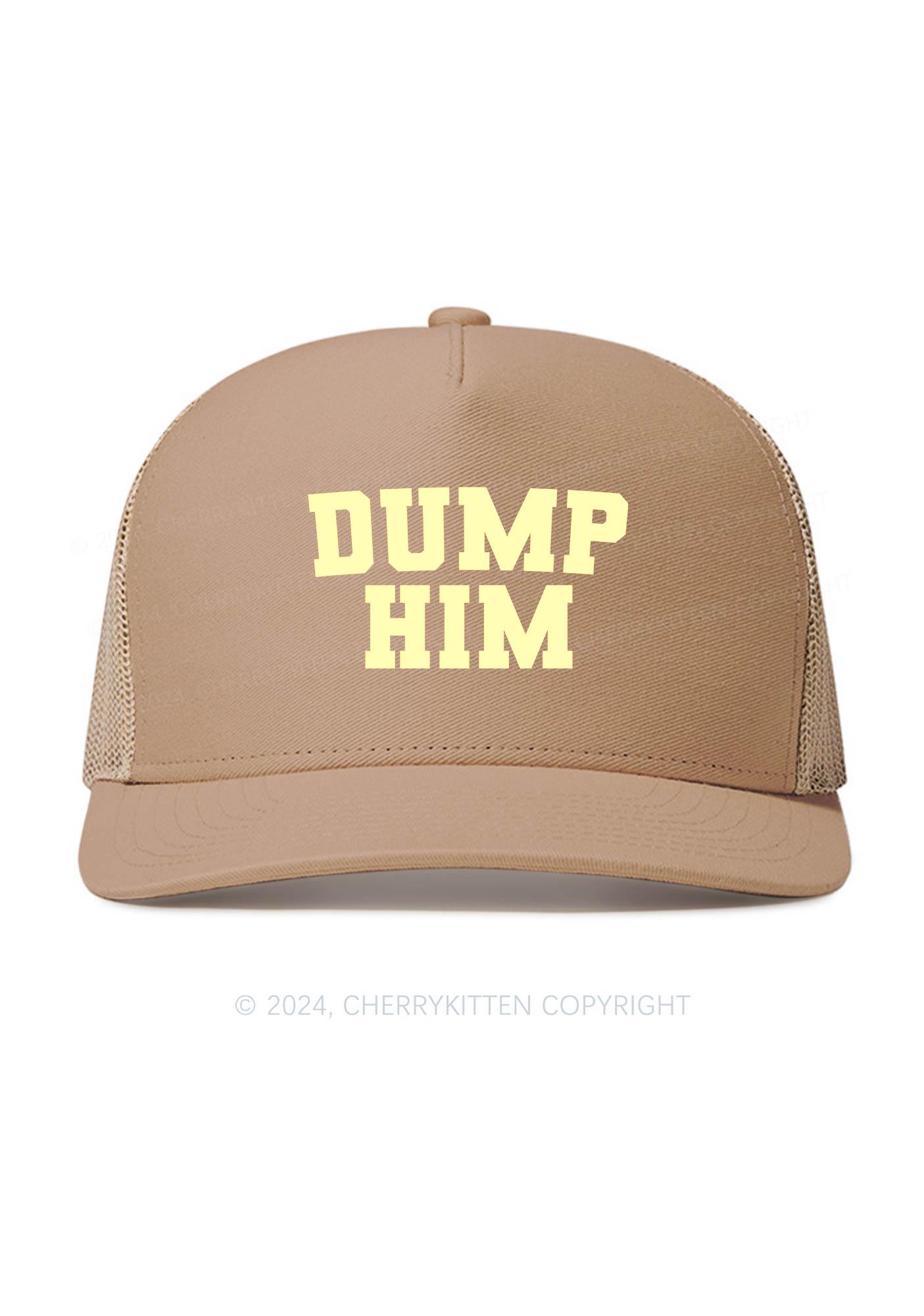 Dump Him Y2K Trucker Mesh Hat Cherrykitten