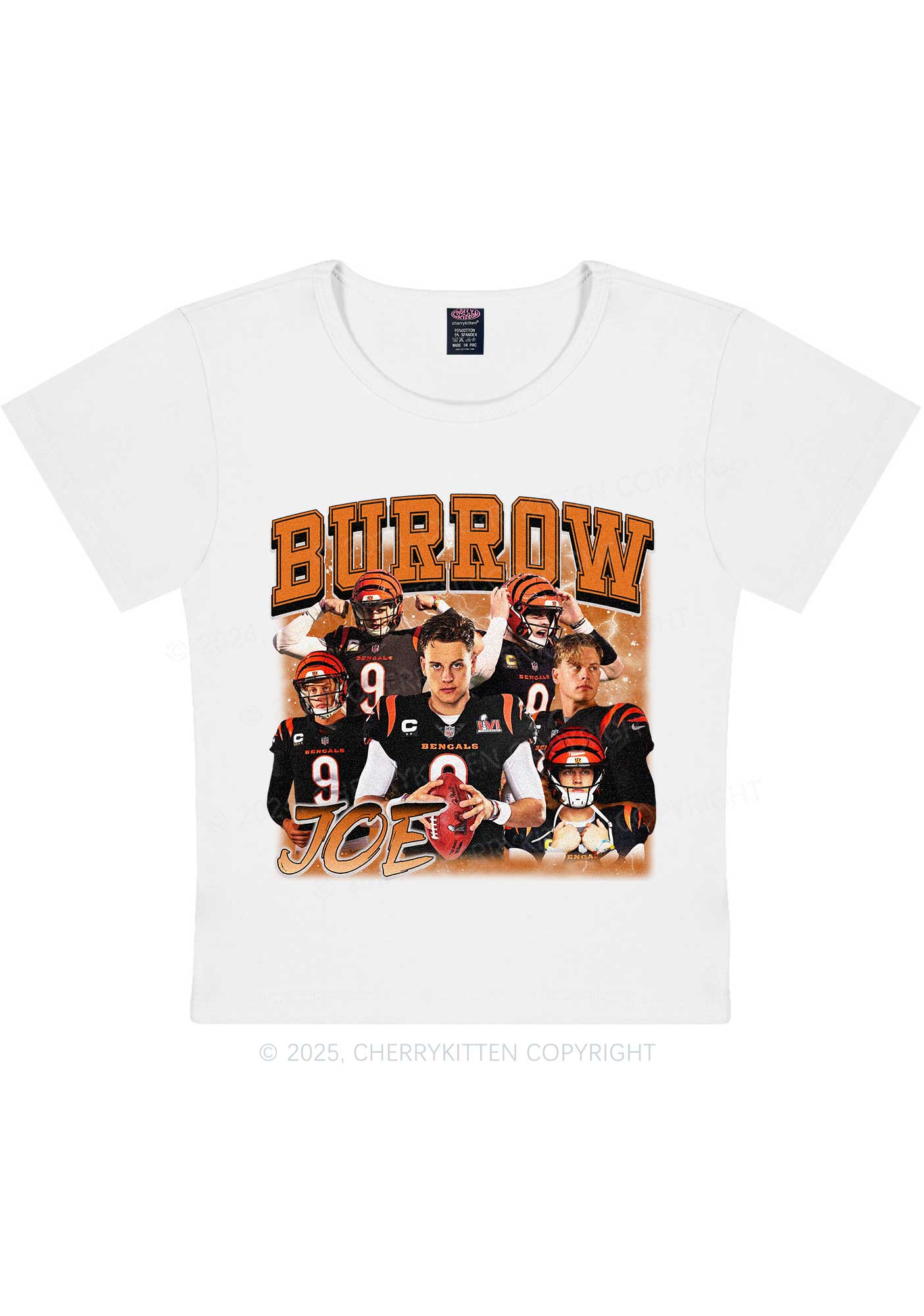 Joe Photos Y2K Super Bowl Baby Tee Cherrykitten