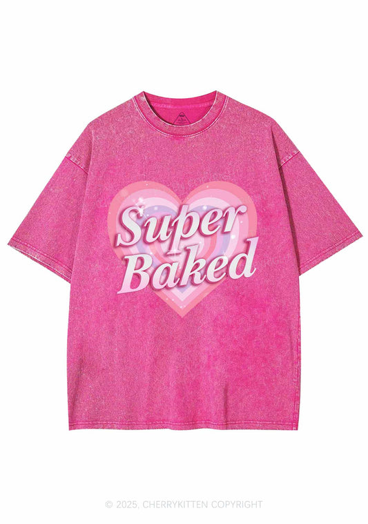 Super Baked Y2K Washed Tee Cherrykitten