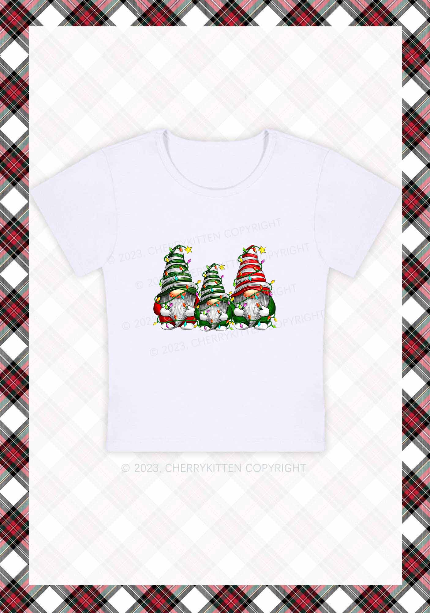 Christmas Dwarfs Baby Tee Cherrykitten