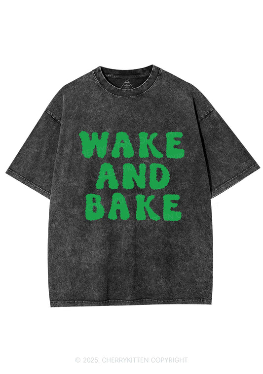 Wake And Bake Y2K Washed Tee Cherrykitten