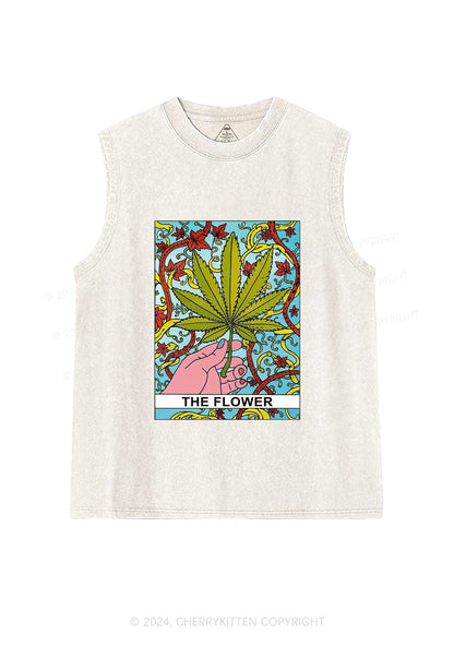 The Flower Y2K Washed Tank Cherrykitten