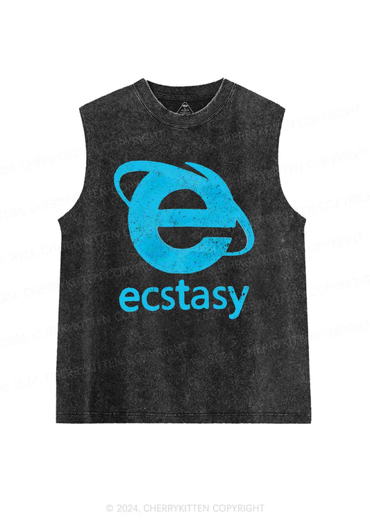 Ecstasy Y2K Washed Tank Cherrykitten